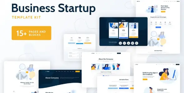 Vixus – Business Startup Elementor Template Kit